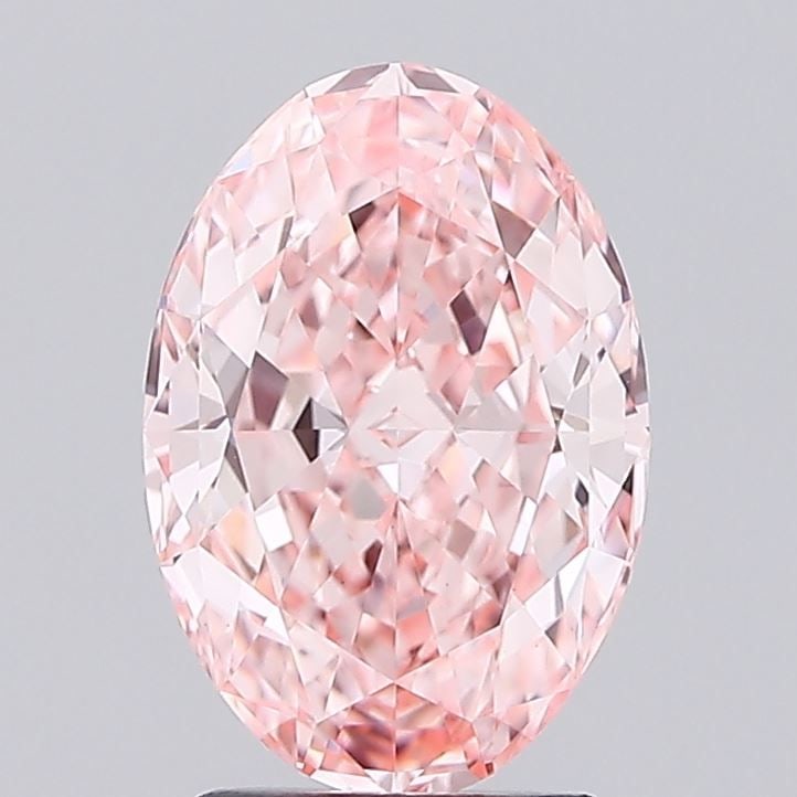 Loose Diamond - OVAL 2.57ct Fancy Vivid Pink VS1: Loose Diamond - OVAL 2.57ct Fancy Vivid Pink VS1 Source: This is a real non-mined Diamond that has been grown in a lab Shape: OVAL Carats: 2.57 Color: Fancy Vivid Pink Certification: IGI Video: