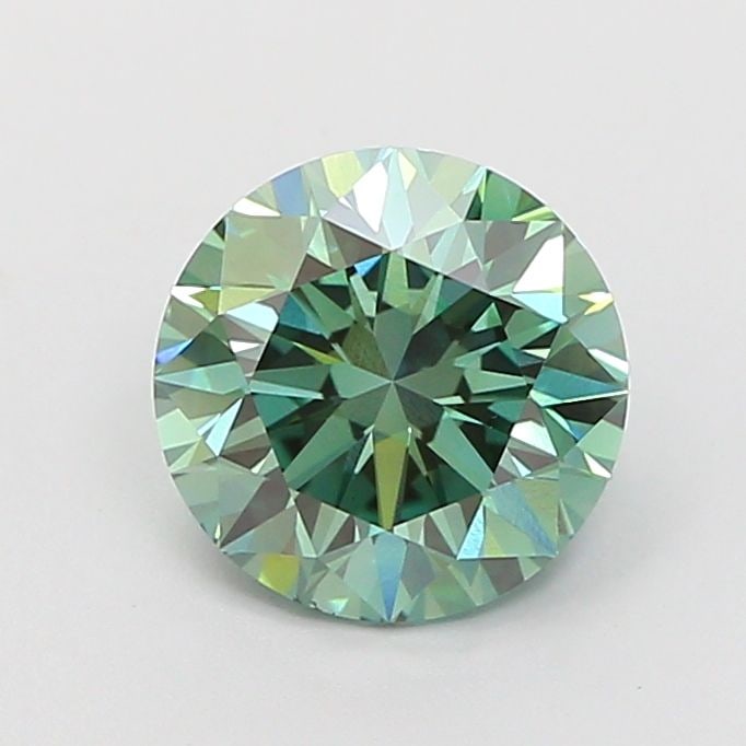 Loose Diamond - ROUND 1.52ct Fancy Vivid Green VS1: Loose Diamond - ROUND 1.52ct Fancy Vivid Green VS1 Source: This is a real non-mined Diamond that has been grown in a lab Shape: ROUND Carats: 1.52 Color: Fancy Vivid Green Certification: IGI Video: