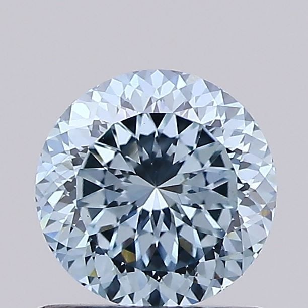 Loose Diamond - ROUND 1.01ct Fancy Vivid Blue VS1: Loose Diamond - ROUND 1.01ct Fancy Vivid Blue VS1 Source: This is a real non-mined Diamond that has been grown in a lab Shape: ROUND Carats: 1.01 Color: Fancy Vivid Blue Certification: IGI Video: