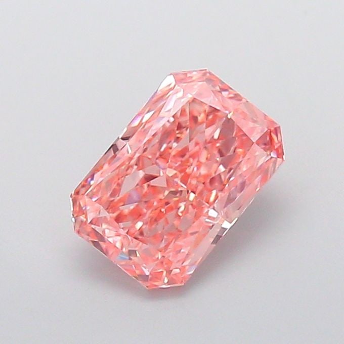 Loose Diamond - RADIANT 2.16ct Fancy Vivid Pink VS1: Loose Diamond - RADIANT 2.16ct Fancy Vivid Pink VS1 Source: This is a real non-mined Diamond that has been grown in a lab Shape: RADIANT Carats: 2.16 Color: Fancy Vivid Pink Certification: IGI Video: