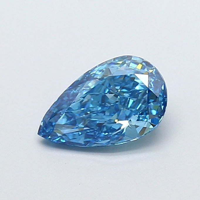 Loose Diamond - PEAR 1.06ct Fancy Vivid Blue VVS2: Loose Diamond - PEAR 1.06ct Fancy Vivid Blue VVS2 Source: This is a real non-mined Diamond that has been grown in a lab Shape: PEAR Carats: 1.06 Color: Fancy Vivid Blue Certification: IGI Video: