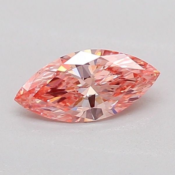 Loose Diamond - MARQUISE 0.27ct Fancy Vivid Pink VVS2: Loose Diamond - MARQUISE 0.27ct Fancy Vivid Pink VVS2 Source: This is a real non-mined Diamond that has been grown in a lab Shape: MARQUISE Carats: 0.27 Color: Fancy Vivid Pink Certification: IGI Addi