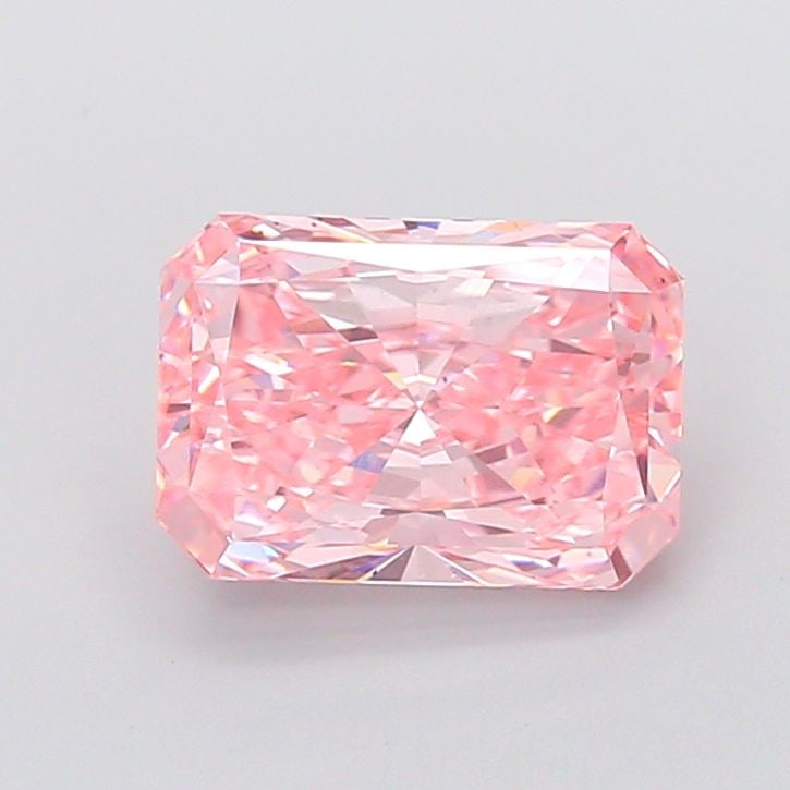Loose Diamond - RADIANT 6.03ct Fancy Vivid Pink VS2: Loose Diamond - RADIANT 6.03ct Fancy Vivid Pink VS2 Source: This is a real non-mined Diamond that has been grown in a lab Shape: RADIANT Carats: 6.03 Color: Fancy Vivid Pink Certification: IGI Video: