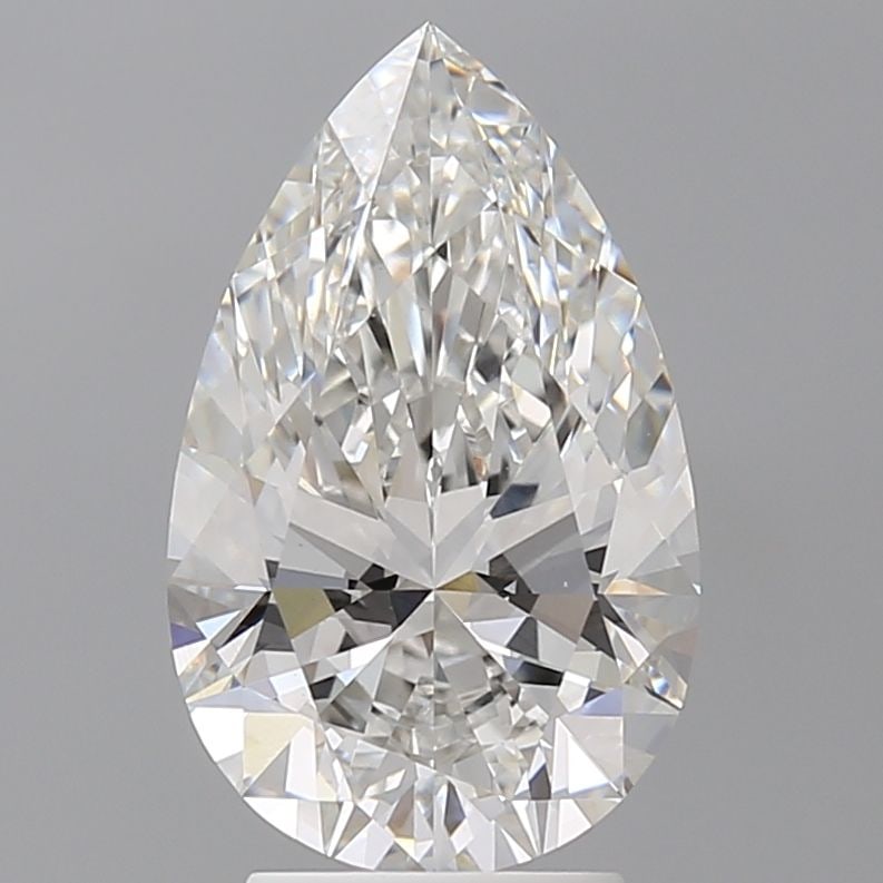 Loose Diamond - PEAR 3.54ct F VVS2: Loose Diamond - PEAR 3.54ct F VVS2 Source: This is a real non-mined Diamond that has been grown in a lab Shape: PEAR Carats: 3.54 Color: F Clarity: VVS2 Certification: IGI Additional images available 