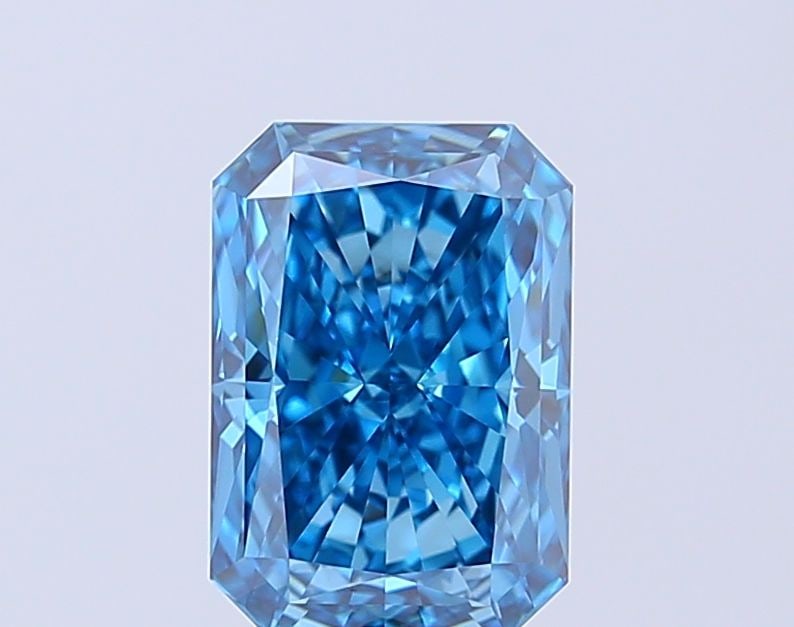 Loose Diamond - RADIANT 2.08ct Fancy Vivid Blue VVS2: Loose Diamond - RADIANT 2.08ct Fancy Vivid Blue VVS2 Source: This is a real non-mined Diamond that has been grown in a lab Shape: RADIANT Carats: 2.08 Color: Fancy Vivid Blue Certification: IGI