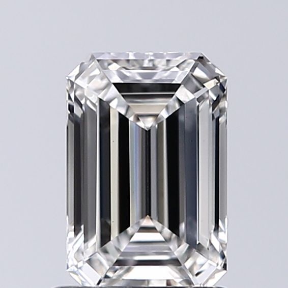 Loose Diamond - EMERALD 1.05ct E VS1: Loose Diamond - EMERALD 1.05ct E VS1 Source: This is a real non-mined Diamond that has been grown in a lab Shape: EMERALD Carats: 1.05 Color: E Clarity: VS1 Certification: IGI Video: Video Link
