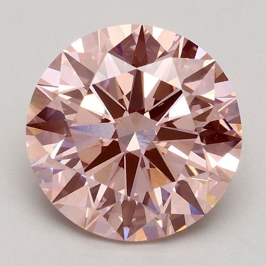 Ideal Loose Diamond - ROUND 2.5ct Fancy Intense Pink VS1: Ideal Loose Diamond - ROUND 2.5ct Fancy Intense Pink VS1 Source: This is a real non-mined Diamond that has been grown in a lab Shape: ROUND Carats: 2.5 Color: Fancy Intense Pink Certification: IGI Vid