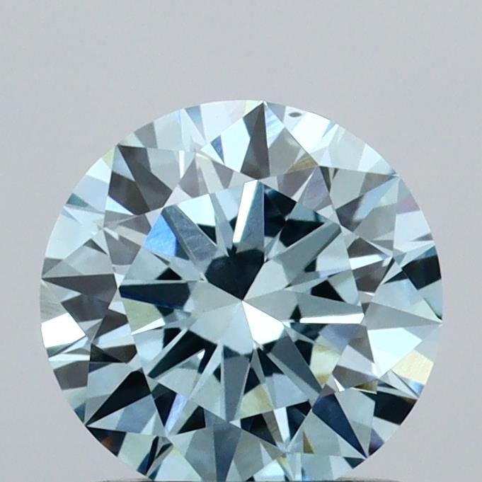 Loose Diamond - ROUND 1.0ct Fancy Vivid Blue VS2: Loose Diamond - ROUND 1.0ct Fancy Vivid Blue VS2 Source: This is a real non-mined Diamond that has been grown in a lab Shape: ROUND Carats: 1.0 Color: Fancy Vivid Blue Certification: IGI Video: Video