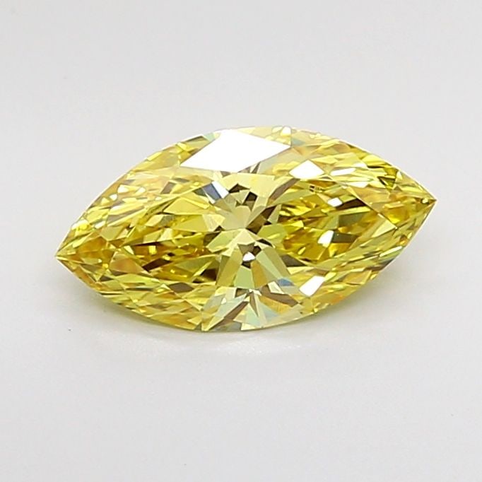 Loose Diamond - MARQUISE 1.26ct Fancy Intense Yellow VS1: Loose Diamond - MARQUISE 1.26ct Fancy Intense Yellow VS1 Source: This is a real non-mined Diamond that has been grown in a lab Shape: MARQUISE Carats: 1.26 Color: Fancy Intense Yellow Certification: I