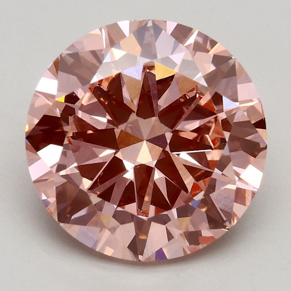 Loose Diamond - ROUND 3.01ct Fancy Intense Pink SI1: Loose Diamond - ROUND 3.01ct Fancy Intense Pink SI1 Source: This is a real non-mined Diamond that has been grown in a lab Shape: ROUND Carats: 3.01 Color: Fancy Intense Pink Certification: IGI Video: