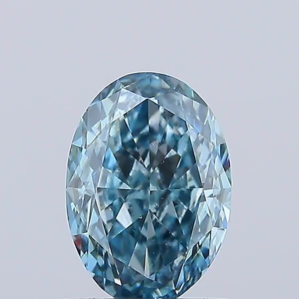 Loose Diamond - OVAL 1.31ct Fancy Intense Greenish Blue VS2: Loose Diamond - OVAL 1.31ct Fancy Intense Greenish Blue VS2 Source: This is a real non-mined Diamond that has been grown in a lab Shape: OVAL Carats: 1.31 Color: Fancy Intense Greenish Blue