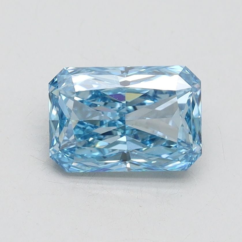 Loose Diamond - RADIANT 1.03ct Fancy Vivid Blue VS1: Loose Diamond - RADIANT 1.03ct Fancy Vivid Blue VS1 Source: This is a real non-mined Diamond that has been grown in a lab Shape: RADIANT Carats: 1.03 Color: Fancy Vivid Blue Certification: IGI Video: