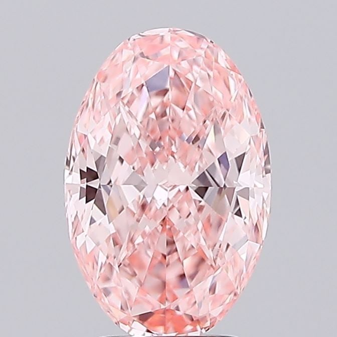 Loose Diamond - OVAL 3.06ct Fancy Vivid Pink VS1: Loose Diamond - OVAL 3.06ct Fancy Vivid Pink VS1 Source: This is a real non-mined Diamond that has been grown in a lab Shape: OVAL Carats: 3.06 Color: Fancy Vivid Pink Certification: IGI Video: