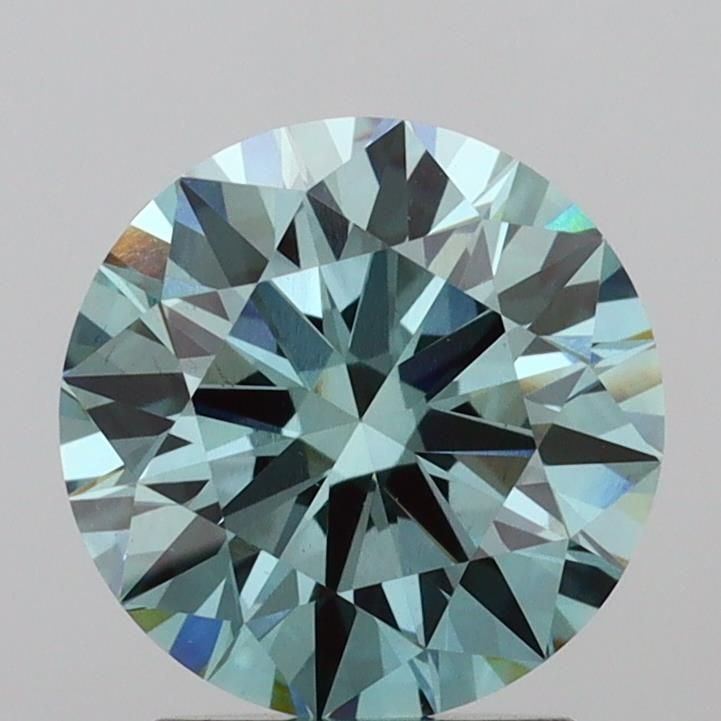 Ideal Loose Diamond - ROUND 2.28ct Fancy Intense Greenish Blue VS1: Ideal Loose Diamond - ROUND 2.28ct Fancy Intense Greenish Blue VS1 Source: This is a real non-mined Diamond that has been grown in a lab Shape: ROUND Carats: 2.28 Color: Fancy Intense Greenish Blue Ce