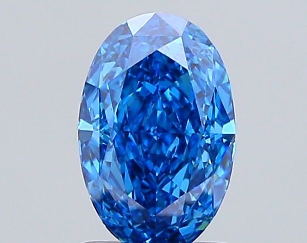 Loose Diamond - OVAL 1.33ct Fancy Vivid Blue VS2: Loose Diamond - OVAL 1.33ct Fancy Vivid Blue VS2 Source: This is a real non-mined Diamond that has been grown in a lab Shape: OVAL Carats: 1.33 Color: Fancy Vivid Blue Certification: IGI Video: