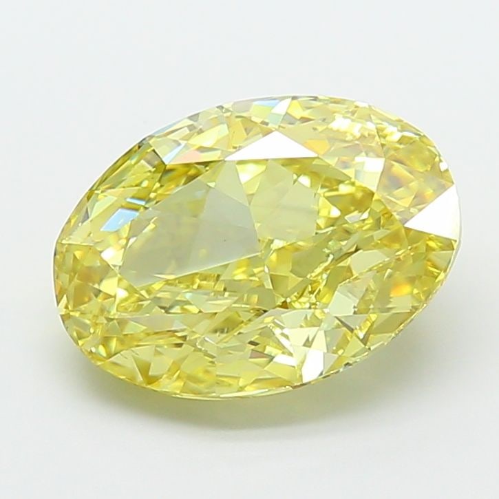 Loose Diamond - OVAL 5.0ct Fancy Intense Yellow VS1: Loose Diamond - OVAL 5.0ct Fancy Intense Yellow VS1 Source: This is a real non-mined Diamond that has been grown in a lab Shape: OVAL Carats: 5.0 Color: Fancy Intense Yellow Certification: IGI Video: