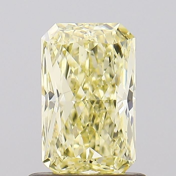 Loose Diamond - RADIANT 1.0ct Fancy Intense Yellow VVS2: Loose Diamond - RADIANT 1.0ct Fancy Intense Yellow VVS2 Source: This is a real non-mined Diamond that has been grown in a lab Shape: RADIANT Carats: 1.0 Color: Fancy Intense Yellow Certification: IGI 