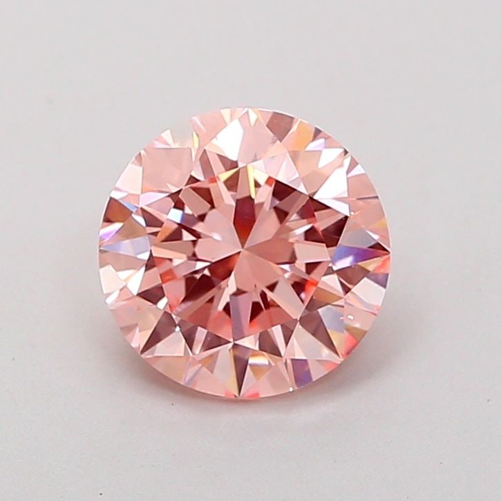 Loose Diamond - ROUND 1.47ct Fancy Intense Pink VS1: Loose Diamond - ROUND 1.47ct Fancy Intense Pink VS1 Source: This is a real non-mined Diamond that has been grown in a lab Shape: ROUND Carats: 1.47 Color: Fancy Intense Pink Certification: IGI Video: