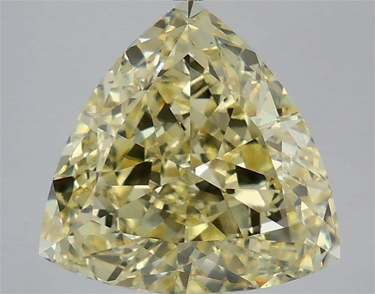 Loose Diamond - TRIANGULAR 5.01ct Fancy Intense Yellow VS1: Loose Diamond - TRIANGULAR 5.01ct Fancy Intense Yellow VS1 Source: This is a real non-mined Diamond that has been grown in a lab Shape: TRIANGULAR Carats: 5.01 Color: Fancy Intense Yellow Certificatio
