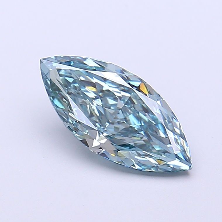 Loose Diamond - MARQUISE 1.29ct Fancy Vivid Blue VS1: Loose Diamond - MARQUISE 1.29ct Fancy Vivid Blue VS1 Source: This is a real non-mined Diamond that has been grown in a lab Shape: MARQUISE Carats: 1.29 Color: Fancy Vivid Blue Certification: IGI Video