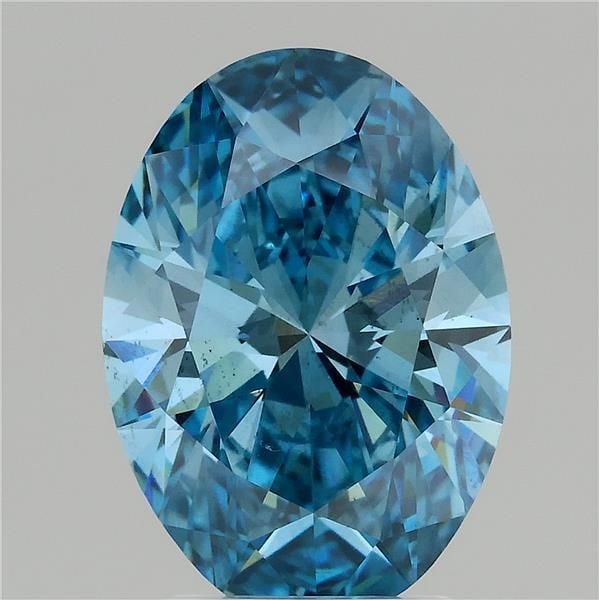 Loose Diamond - OVAL 3.04ct Fancy Vivid Blue VS2: Loose Diamond - OVAL 3.04ct Fancy Vivid Blue VS2 Source: This is a real non-mined Diamond that has been grown in a lab Shape: OVAL Carats: 3.04 Color: Fancy Vivid Blue Certification: IGI Video: