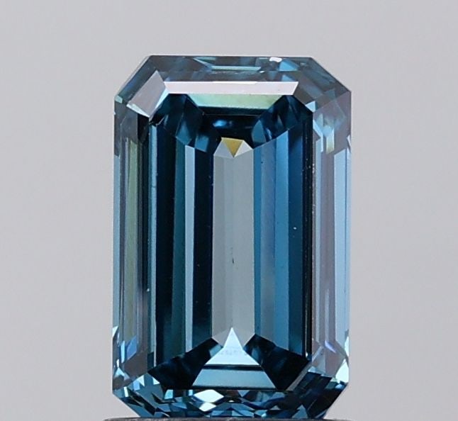 Loose Diamond - EMERALD 1.56ct Fancy Vivid Blue VS1: Loose Diamond - EMERALD 1.56ct Fancy Vivid Blue VS1 Source: This is a real non-mined Diamond that has been grown in a lab Shape: EMERALD Carats: 1.56 Color: Fancy Vivid Blue Certification: IGI Video: