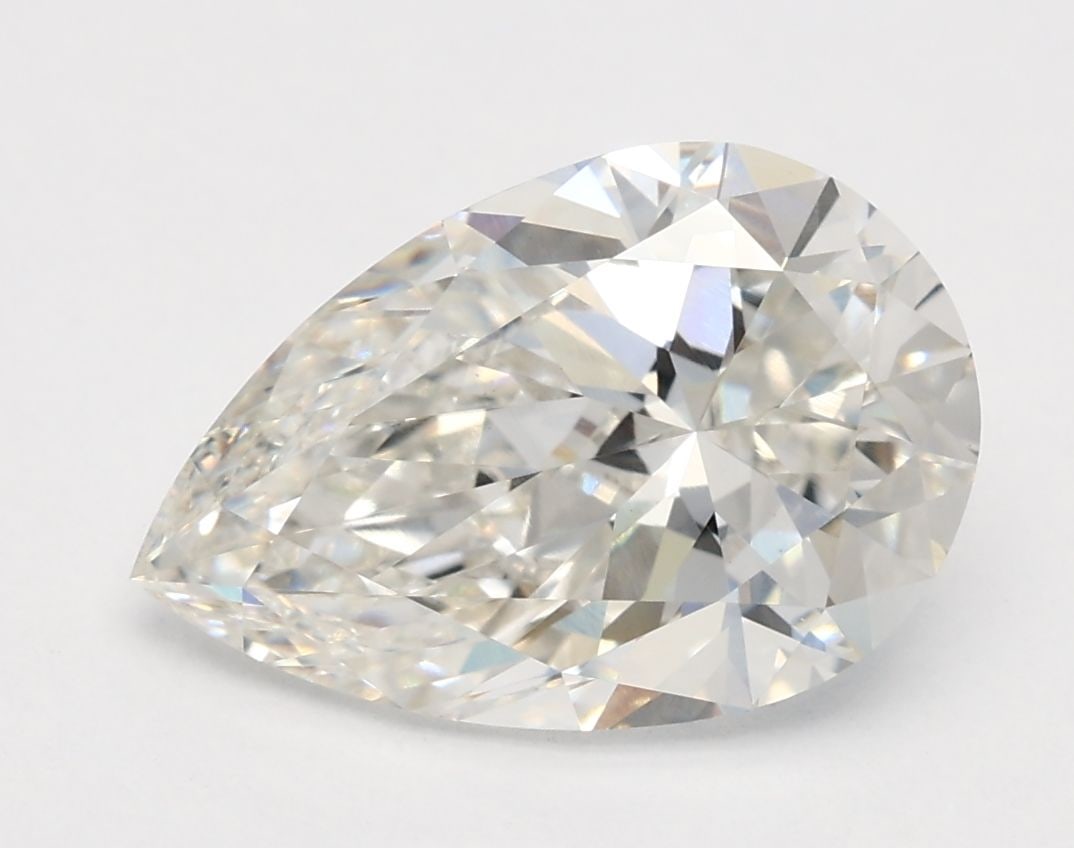 Loose Diamond - PEAR 2.3ct G VVS2: Loose Diamond - PEAR 2.3ct G VVS2 Source: This is a real non-mined Diamond that has been grown in a lab Shape: PEAR Carats: 2.3 Color: G Clarity: VVS2 Certification: IGI Video: