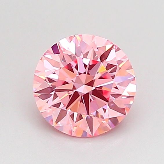 Loose Diamond - ROUND 0.8ct Fancy Vivid Pink VS1: Loose Diamond - ROUND 0.8ct Fancy Vivid Pink VS1 Source: This is a real non-mined Diamond that has been grown in a lab Shape: ROUND Carats: 0.8 Color: Fancy Vivid Pink Certification: IGI Video: