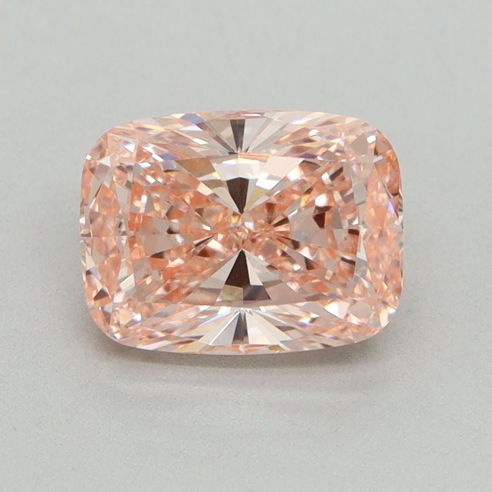 Loose Diamond - CUSHION BRILLIANT 2.12ct Fancy Vivid Pink VS1: Loose Diamond - CUSHION BRILLIANT 2.12ct Fancy Vivid Pink VS1 Source: This is a real non-mined Diamond that has been grown in a lab Shape: CUSHION BRILLIANT Carats: 2.12 Color: Fancy Vivid Pink Certif