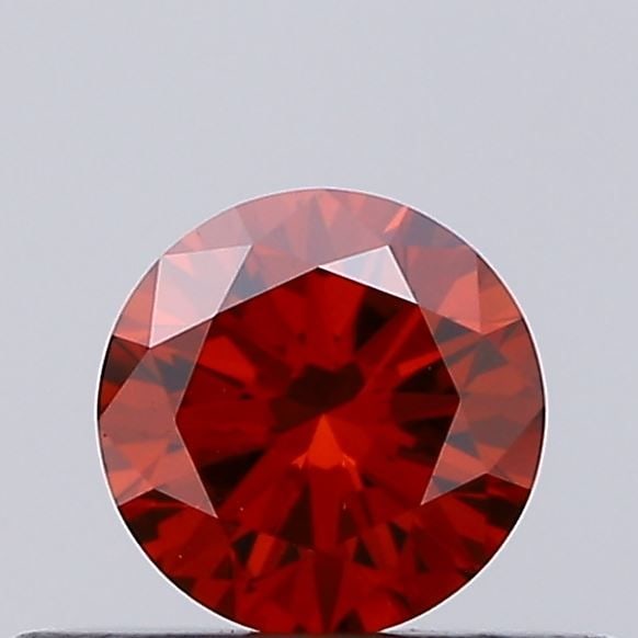 Loose Diamond - ROUND 0.24ct Fancy Deep Orange VS1: Loose Diamond - ROUND 0.24ct Fancy Deep Orange VS1 Source: This is a real non-mined Diamond that has been grown in a lab Shape: ROUND Carats: 0.24 Color: Fancy Deep Orange Certification: IGI Video: