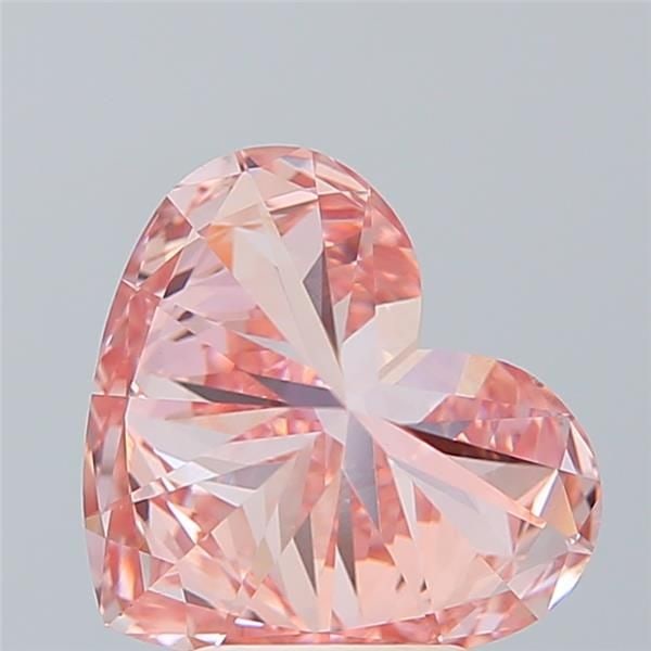 Loose Diamond - HEART 4.07ct Fancy Vivid Pink VS1: Loose Diamond - HEART 4.07ct Fancy Vivid Pink VS1 Source: This is a real non-mined Diamond that has been grown in a lab Shape: HEART Carats: 4.07 Color: Fancy Vivid Pink Certification: IGI Video: