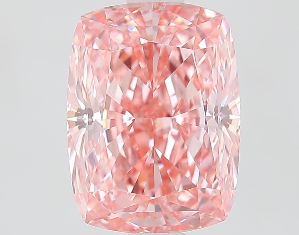 Loose Diamond - CUSHION MODIFIED 2.09ct Fancy Vivid Pink VVS2: Loose Diamond - CUSHION MODIFIED 2.09ct Fancy Vivid Pink VVS2 Source: This is a real non-mined Diamond that has been grown in a lab Shape: CUSHION MODIFIED Carats: 2.09 Color: Fancy Vivid Pink Certifi