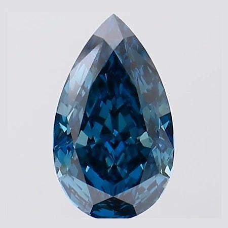 Loose Diamond - PEAR 10.71ct Fancy Vivid Blue VVS2: Loose Diamond - PEAR 10.71ct Fancy Vivid Blue VVS2 Source: This is a real non-mined Diamond that has been grown in a lab Shape: PEAR Carats: 10.71 Color: Fancy Vivid Blue Certification: IGI Video: