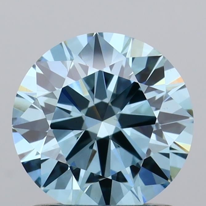 Ideal Loose Diamond - ROUND 1.08ct Fancy Vivid Blue VS1: Ideal Loose Diamond - ROUND 1.08ct Fancy Vivid Blue VS1 Source: This is a real non-mined Diamond that has been grown in a lab Shape: ROUND Carats: 1.08 Color: Fancy Vivid Blue Certification: IGI