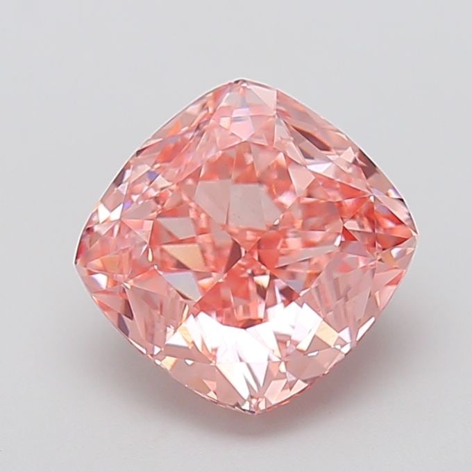 Loose Diamond - CUSHION MODIFIED 3.99ct Fancy Vivid Pink VS1: Loose Diamond - CUSHION MODIFIED 3.99ct Fancy Vivid Pink VS1 Source: This is a real non-mined Diamond that has been grown in a lab Shape: CUSHION MODIFIED Carats: 3.99 Color: Fancy Vivid Pink Certific