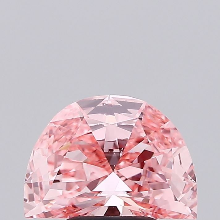 Loose Diamond - HALF MOON 2.01ct Fancy Vivid Pink VS1: Loose Diamond - HALF MOON 2.01ct Fancy Vivid Pink VS1 Source: This is a real non-mined Diamond that has been grown in a lab Shape: HALF MOON Carats: 2.01 Color: Fancy Vivid Pink Certification: IGI Vid