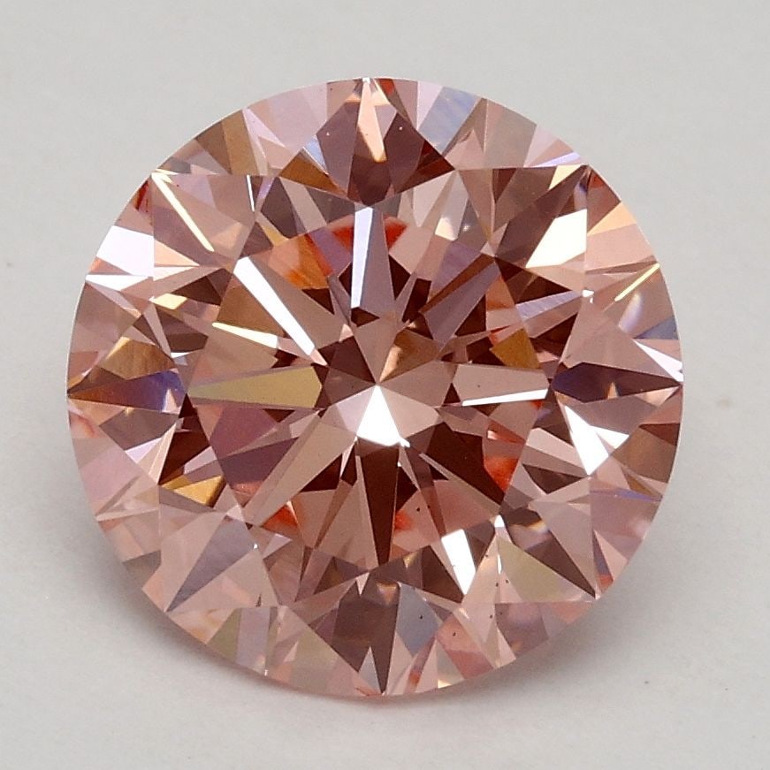 Ideal Loose Diamond - ROUND 2.29ct Fancy Intense Pink VS2: Ideal Loose Diamond - ROUND 2.29ct Fancy Intense Pink VS2 Source: This is a real non-mined Diamond that has been grown in a lab Shape: ROUND Carats: 2.29 Color: Fancy Intense Pink Certification: IGI V