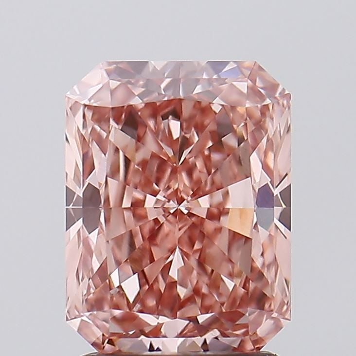 Loose Diamond - RADIANT 1.79ct Fancy Vivid Pink VS1: Loose Diamond - RADIANT 1.79ct Fancy Vivid Pink VS1 Source: This is a real non-mined Diamond that has been grown in a lab Shape: RADIANT Carats: 1.79 Color: Fancy Vivid Pink Certification: IGI Video:
