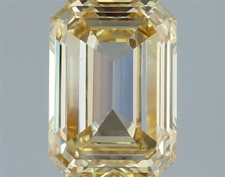 Loose Diamond - EMERALD 1.75ct Fancy Light Yellow VS1: Loose Diamond - EMERALD 1.75ct Fancy Light Yellow VS1 Source: This is a real non-mined Diamond that has been grown in a lab Shape: EMERALD Carats: 1.75 Color: Fancy Light Yellow Certification: IGI Vid