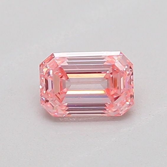 Loose Diamond - EMERALD 0.28ct Fancy Vivid Pink VS1: Loose Diamond - EMERALD 0.28ct Fancy Vivid Pink VS1 Source: This is a real non-mined Diamond that has been grown in a lab Shape: EMERALD Carats: 0.28 Color: Fancy Vivid Pink Certification: IGI Additio