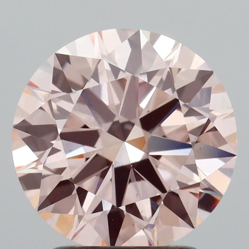Ideal Loose Diamond - ROUND 2.23ct Fancy Brownish Pink VS1: Ideal Loose Diamond - ROUND 2.23ct Fancy Brownish Pink VS1 Source: This is a real non-mined Diamond that has been grown in a lab Shape: ROUND Carats: 2.23 Color: Fancy Brownish Pink Certification: IGI