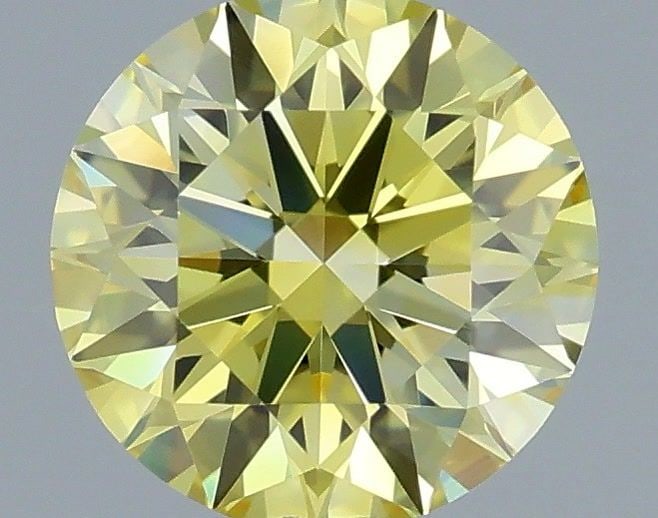Ideal Loose Diamond - ROUND 0.47ct Fancy Intense Yellow VVS1: Ideal Loose Diamond - ROUND 0.47ct Fancy Intense Yellow VVS1 Source: This is a real non-mined Diamond that has been grown in a lab Shape: ROUND Carats: 0.47 Color: Fancy Intense Yellow Certification: 