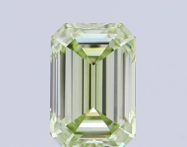 Loose Diamond - EMERALD 1.02ct Fancy Vivid Green VS1: Loose Diamond - EMERALD 1.02ct Fancy Vivid Green VS1 Source: This is a real non-mined Diamond that has been grown in a lab Shape: EMERALD Carats: 1.02 Color: Fancy Vivid Green Certification: IGI Video
