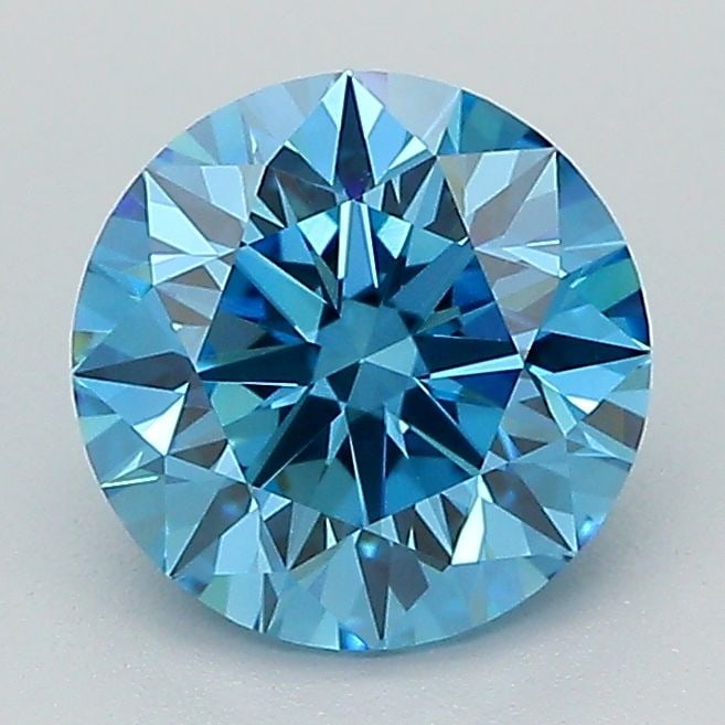 Ideal Loose Diamond - ROUND 1.58ct Fancy Vivid Blue VVS2: Ideal Loose Diamond - ROUND 1.58ct Fancy Vivid Blue VVS2 Source: This is a real non-mined Diamond that has been grown in a lab Shape: ROUND Carats: 1.58 Color: Fancy Vivid Blue Certification: IGI Vide