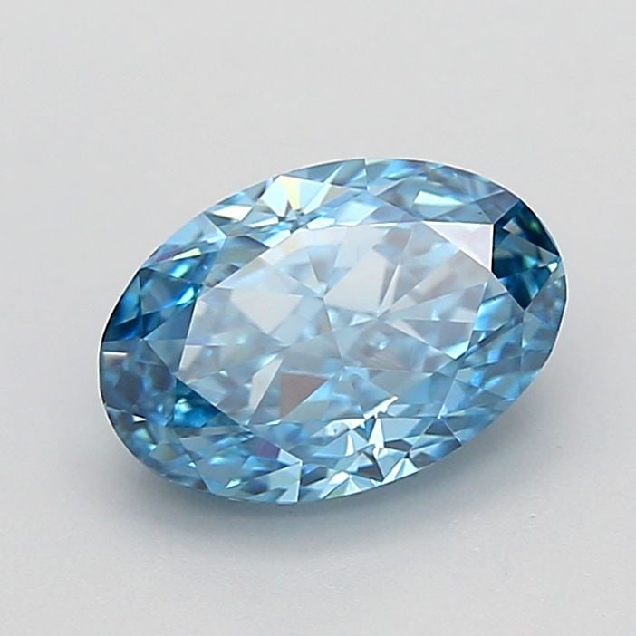 Loose Diamond - OVAL 1.53ct Fancy Vivid Blue VS1: Loose Diamond - OVAL 1.53ct Fancy Vivid Blue VS1 Source: This is a real non-mined Diamond that has been grown in a lab Shape: OVAL Carats: 1.53 Color: Fancy Vivid Blue Certification: IGI Video: