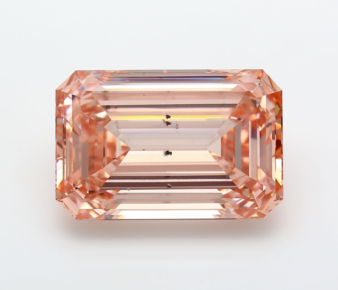 Loose Diamond - EMERALD 24.45ct Fancy Vivid Pink SI2: Loose Diamond - EMERALD 24.45ct Fancy Vivid Pink SI2 Source: This is a real non-mined Diamond that has been grown in a lab Shape: EMERALD Carats: 24.45 Color: Fancy Vivid Pink Certification: IGI Video