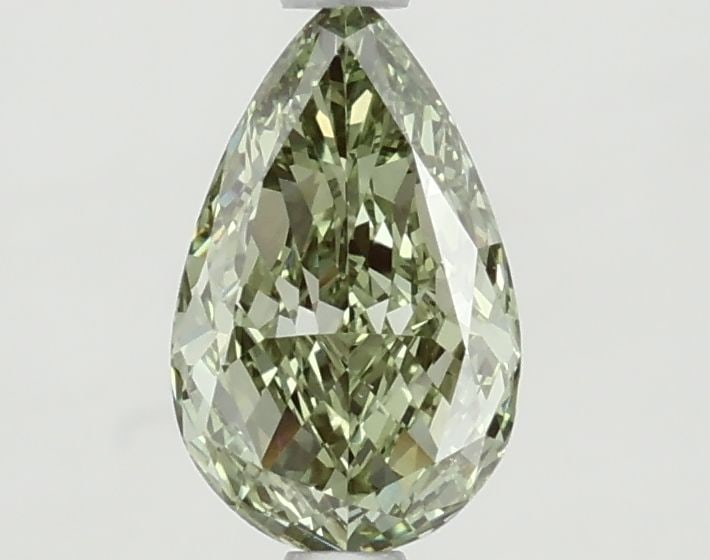 Loose Diamond - PEAR 1.01ct Fancy Vivid Green VS1: Loose Diamond - PEAR 1.01ct Fancy Vivid Green VS1 Source: This is a real non-mined Diamond that has been grown in a lab Shape: PEAR Carats: 1.01 Color: Fancy Vivid Green Certification: NONE Additional