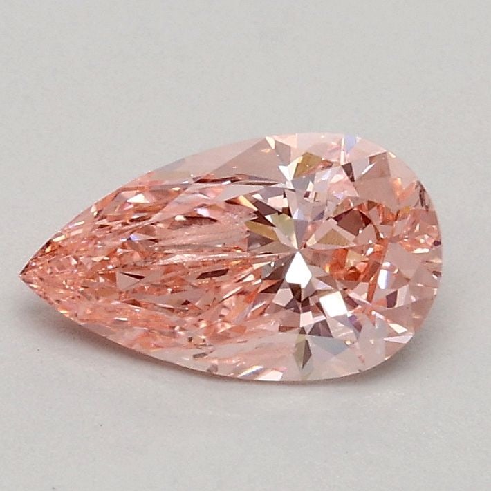 Loose Diamond - PEAR 0.56ct Fancy Vivid Pink SI2: Loose Diamond - PEAR 0.56ct Fancy Vivid Pink SI2 Source: This is a real non-mined Diamond that has been grown in a lab Shape: PEAR Carats: 0.56 Color: Fancy Vivid Pink Certification: IGI Video: