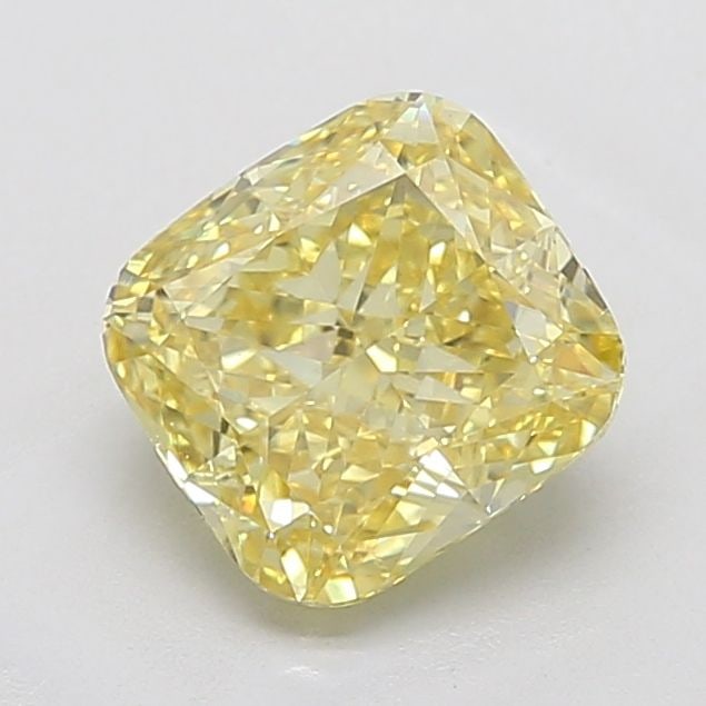 Loose Diamond - CUSHION MODIFIED 3.52ct Fancy Intense Yellow VS1: Loose Diamond - CUSHION MODIFIED 3.52ct Fancy Intense Yellow VS1 Source: This is a real non-mined Diamond that has been grown in a lab Shape: CUSHION MODIFIED Carats: 3.52 Color: Fancy Intense Yellow 