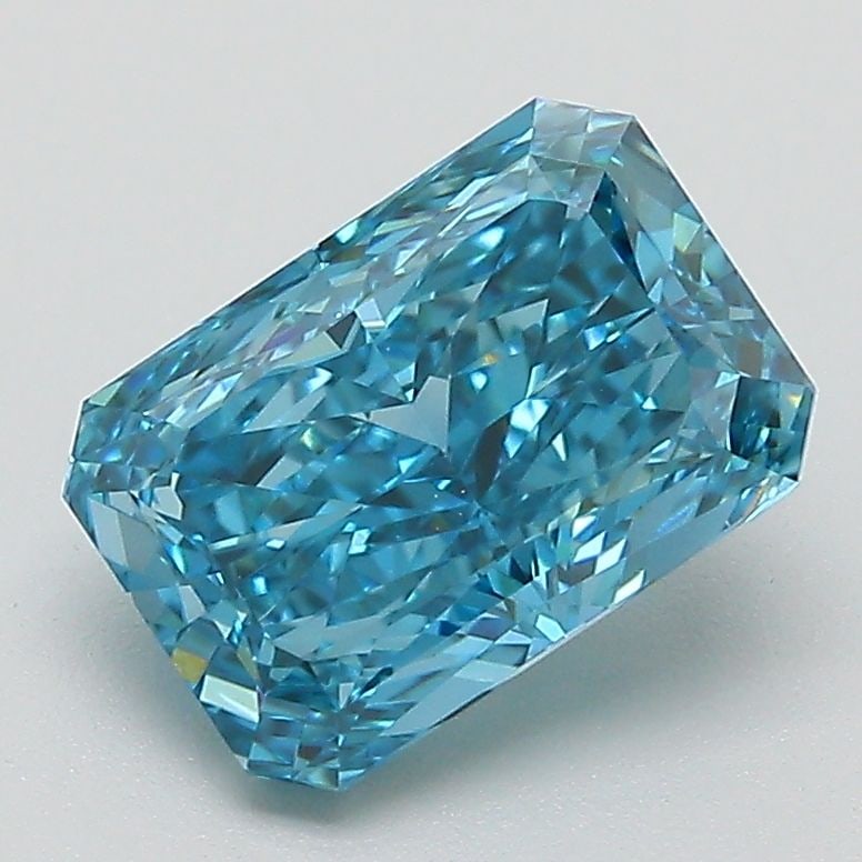 Loose Diamond - RADIANT 2.12ct Fancy Vivid Blue VVS2: Loose Diamond - RADIANT 2.12ct Fancy Vivid Blue VVS2 Source: This is a real non-mined Diamond that has been grown in a lab Shape: RADIANT Carats: 2.12 Color: Fancy Vivid Blue Certification: IGI Additi
